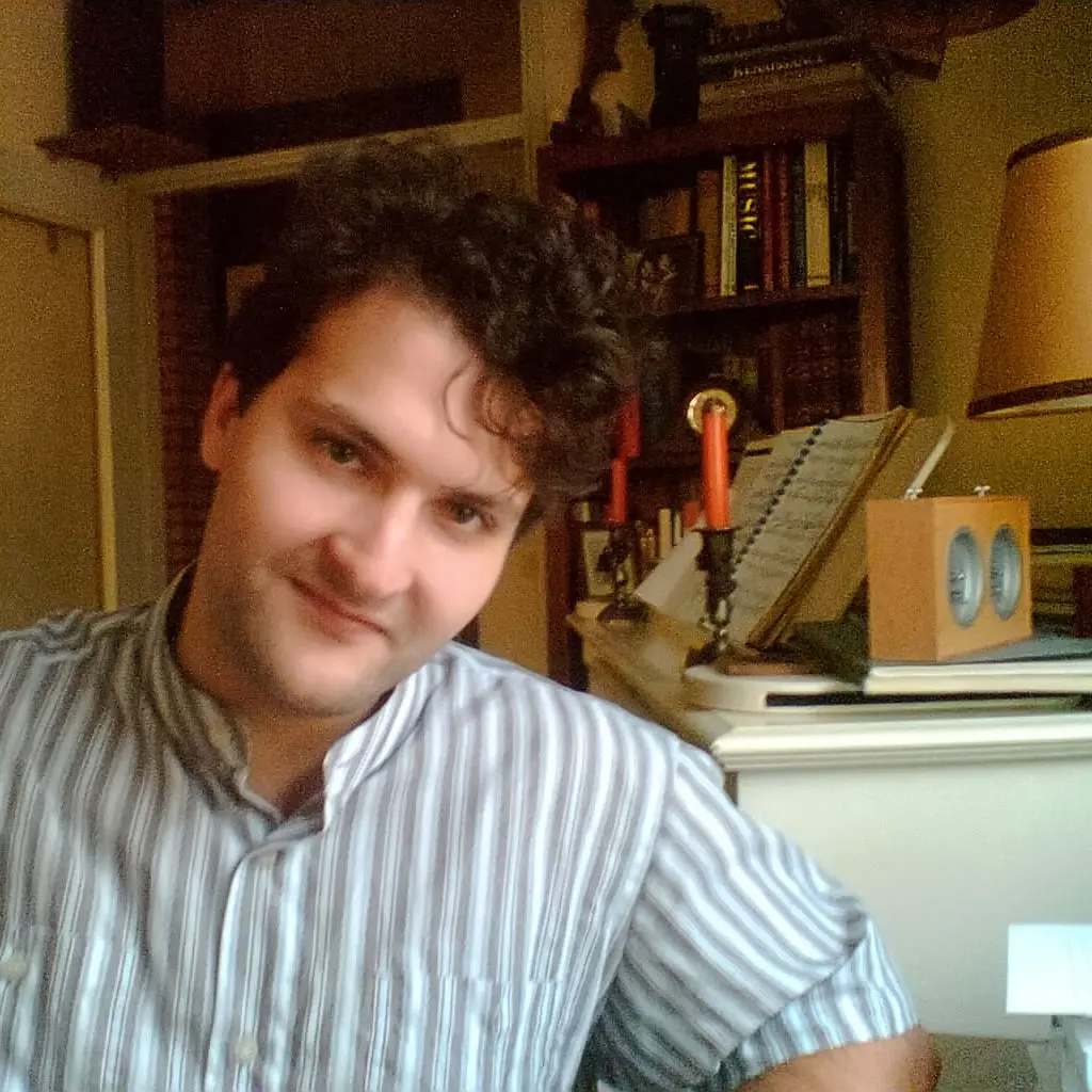 Lars Nelissen at conservatory in Maastricht, 2003