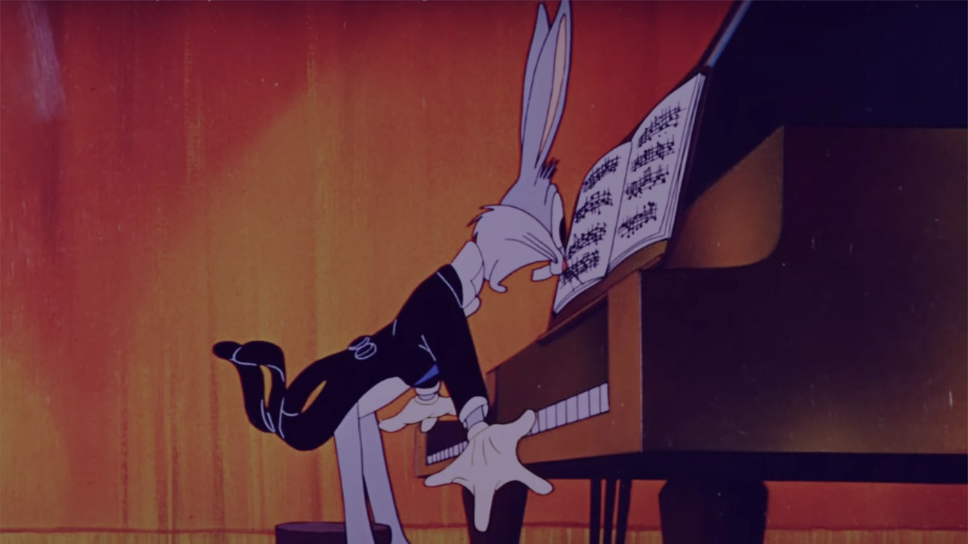 Bugs Bunny looking flabbergasted at the music score — How to Choose a Piano Fingering in 5 Steps