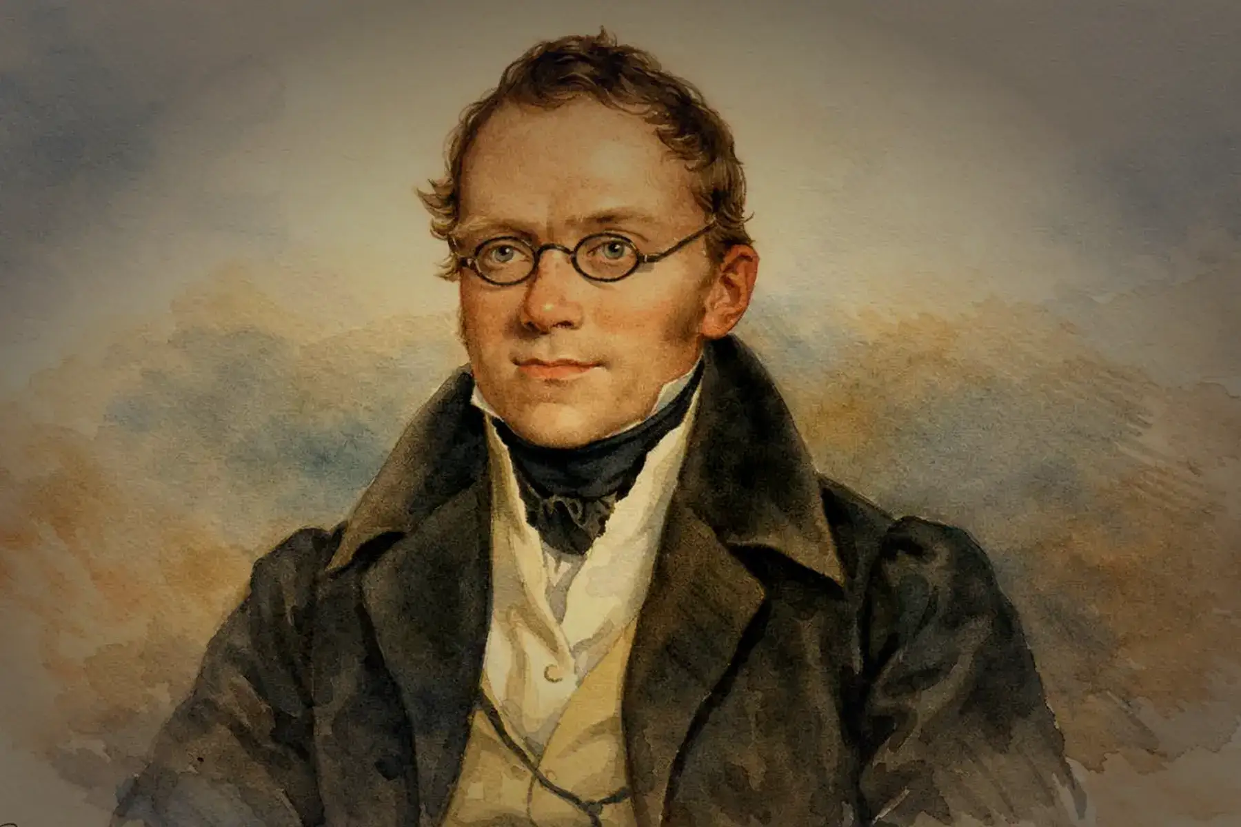 Lars Nelissen at the piano with a collection of Czerny etude books