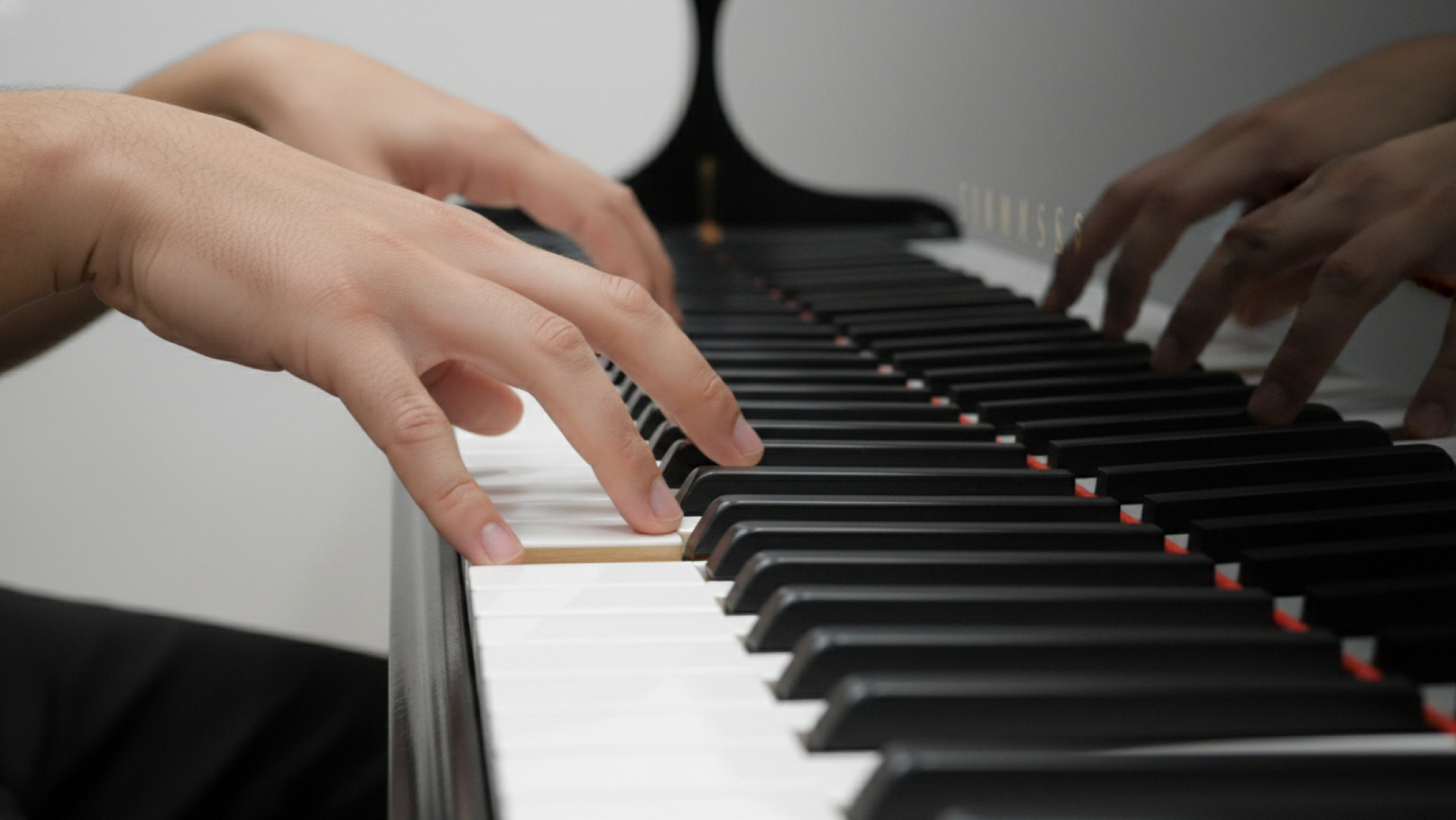 "I always land the chord wrong — the top voice disappears"