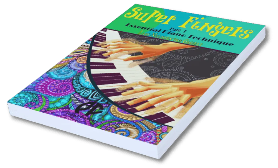 Super Fingers ebook cover, lying flat