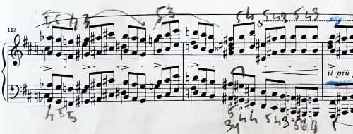 Chopin octave etude opus 25 no 10 fingering