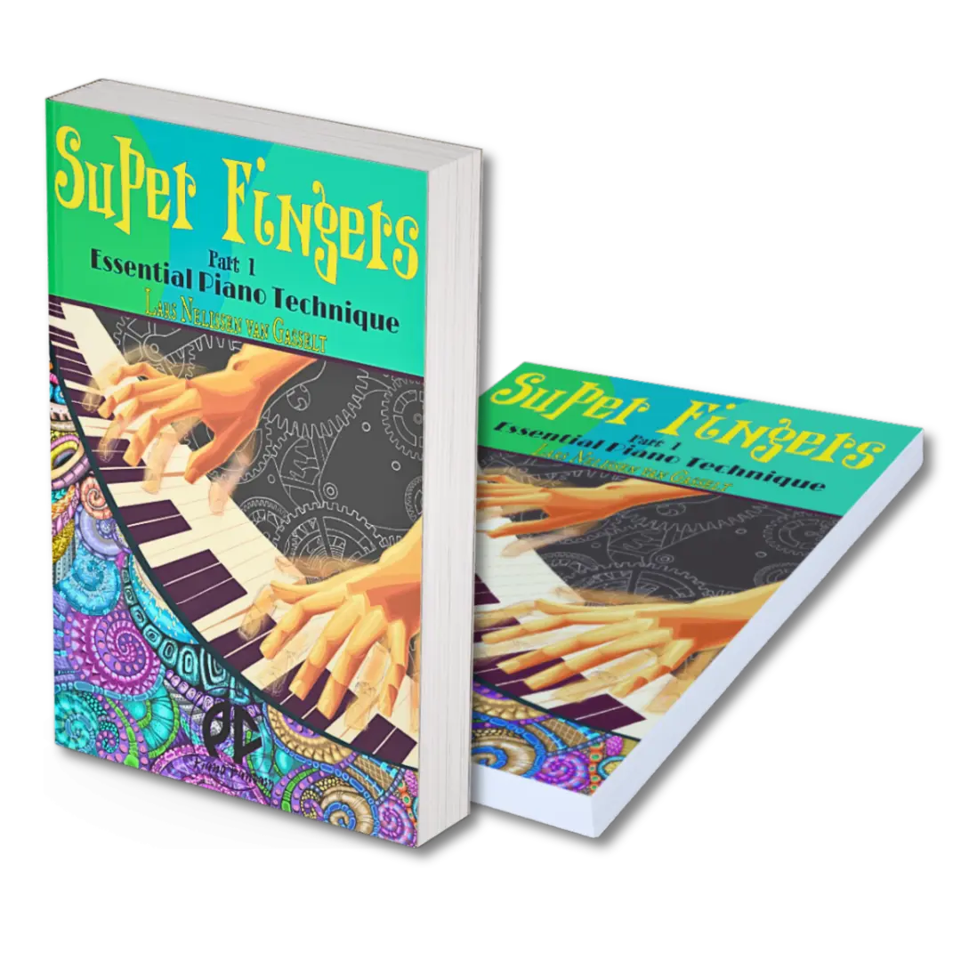 Super Fingers books together transparent BG