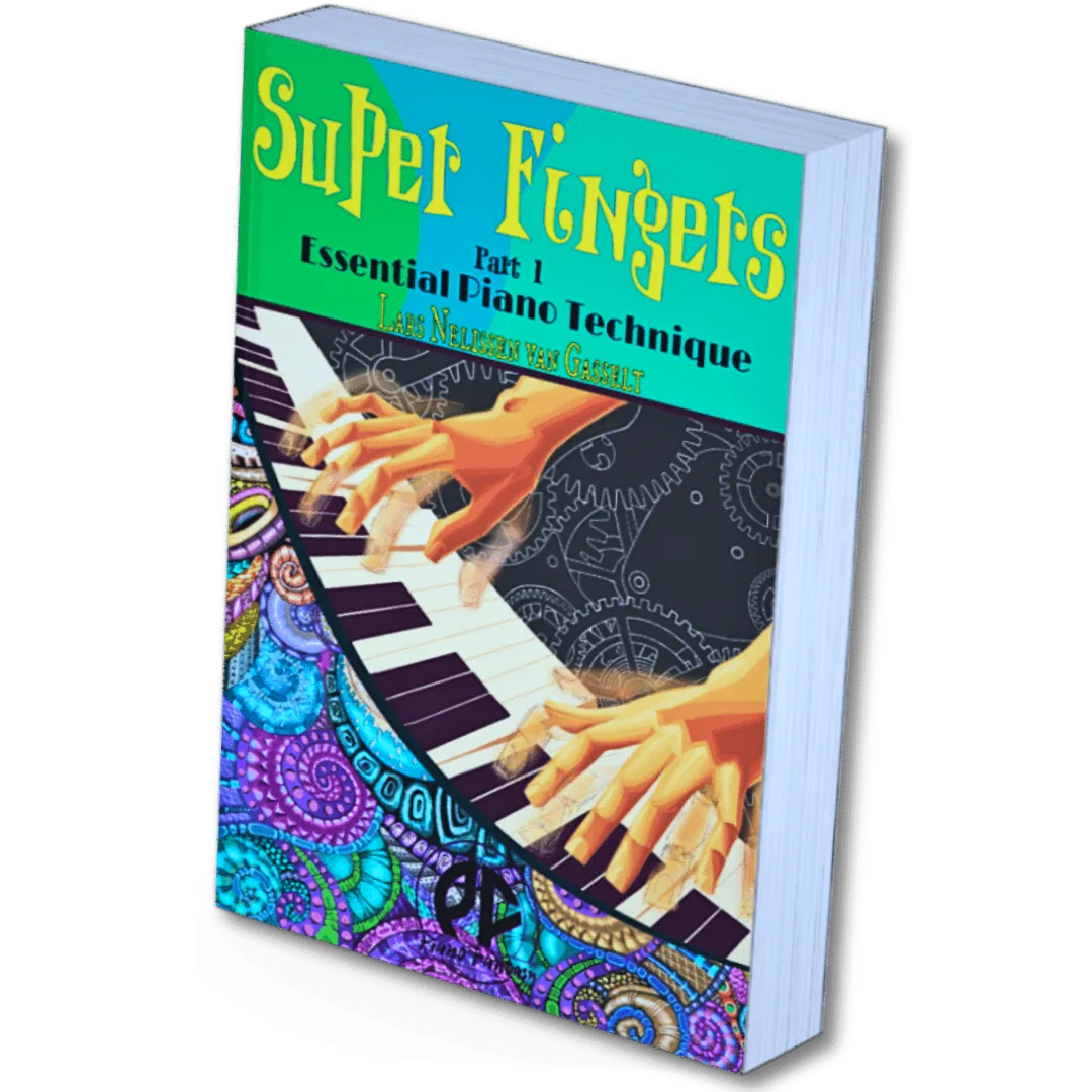 Super Fingers book square trans bg Super Fingers book piano exercises